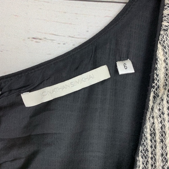 Jonathan Simkhai Dress Black and White G11 - Picture 5 of 6